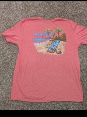 Man's Sz. XL Short Sleeve MAGELLAN Outdoors Tee-Shirt Beach Side Graphic